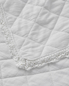 Vintage Diamond Çift Kişilik Yatak Örtüsü Takımı 200x220 cm Beyaz