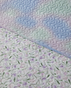 Viola Bloom King Size Çok Amaçlı Örtü 220x240 cm Mor