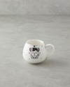 Virgo New Bone China Kupa 325 ml Siyah-Beyaz-Gold