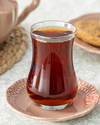 Viyana Porselen Çay Tabağı Gül Kurusu