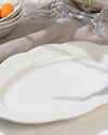 Viyana Porselen Kayık Tabak 25 cm Açık Krem