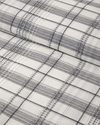Waffle Check İpliği Boyalı Çift Kişilik Nevresim Takımı 200x220 cm Gri