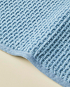 Waffle Weave Banyo Paspası 50x80 cm Mavi