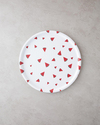 Watermellies Plastik Tepsi 36 cm Beyaz - Kırmızı