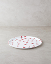 Watermellies Plastik Tepsi 36 cm Beyaz - Kırmızı