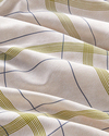 Wave Check Kolay Ütülenir Tek Kişilik Nevresim Takımı 160x220 cm Açık Yeşil-Bej