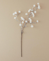 White Berry Stem Tek Dal Yapay Çiçek Beyaz