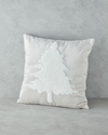 Whitestar Nakışlı Dekoratif Kırlent 45x45 cm Ekru