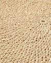 Wicker Weave Natural İp Amerikan Servis 37 cm Krem