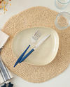 Wicker Weave Natural İp Amerikan Servis 37 cm Krem