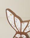 Wing Mdf Dekoratif 28x18 cm Beyaz-Kahverengi