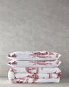 Winter Chalet Dijital Baskılı Soft Cotton Çift Kişilik Nevresim Takımı Bordo