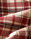 Winter Embrace Flanel Çift Kişilik Çarşaflı Nevresim Takımı 200x220 cm Kırmızı - Krem