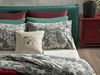 Winter Forest Flanel King Size Nevresim Takımı Gri