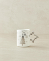 Winter Silver Star New Bone China Kupa 400 ml Silver