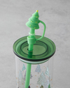Winter Tree Borosilikat Pipetli Bardak 460 ml Yeşil