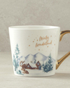 Winter Wonderland New Bone China Kupa Gold