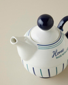 With Love New Bone China Demlik Seti 380 – 260 ml Lacivert
