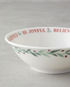 Wonderful Merry Bone Porselen Kase 14 cm Kırmızı - Yeşil