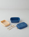 Yummy Food Plastik Lunch Box Mavi