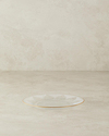 Zett Cam Pasta Tabağı 20 cm Gold