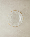 Zett Cam Pasta Tabağı 20 cm Gold