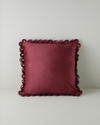 Zuma Kırlent Kılıfı 45x45 cm Bordo