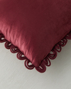 Zuma Kırlent Kılıfı 45x45 cm Bordo