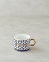 All Raindrop New Bone China Kupa 345 ml Siyah - Beyaz