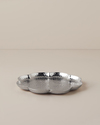 Betina Metal Dekoratif Tepsi 20x20x3 cm Gümüş