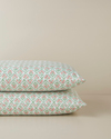 Bloom Crest Kolay Ütülenir 2'li Yastık Kılıfı 50x70 cm Yeşil