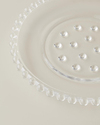 Bubbles Cam Pasta Tabağı 19 cm Şeffaf
