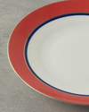 Carny Bone Porselen Servis Tabağı 25 cm Turuncu