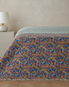 Colorful Stripeway Tek Kişilik Çok Amaçlı Örtü 160x220 cm Kırmızı