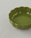 Cottage Stoneware Yuvarlak Fırın Kabı 13x4 cm Koyu Yeşil