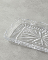 Diamond Cam Kayık Tabak 26X15 cm Şeffaf