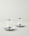 Elise Çelik 4 Parça 2 Kişilik Çay Seti 170 ml Silver