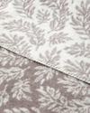 Foliage Pamuk Akrilik Çift Kişilik Battaniye 200x220 cm Çakıl Taşı