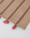 Fringe Jüt 2'li Amerikan Servis 30x45 cm Pembe