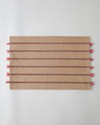 Fringe Jüt 2'li Amerikan Servis 30x45 cm Pembe