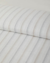 Glint Stripes İpliği Boyalı Tek Kişilik Nevresim Takımı 160x220 cm Bej-Gri