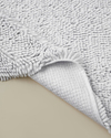 Glossy Kaydırmaz Taban Banyo Paspası Seti 60x90 + 40x60 cm Beyaz