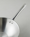 Glow Çelik Wok Tava 28 cm Silver