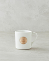 Goldie Eye New Bone China Kupa 370 ml Beyaz-Gold