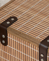 Hardwood Bambu Saklama Kutusu Kahve