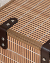 Hardwood Bambu Saklama Kutusu Kahve
