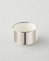 Harmony Silver Stoneware Tek Kişilik Kahve Sunum Seti 100 ml Beyaz-Silver
