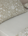 Heritage Grace Kolay Ütülenir Tek Kişilik Nevresim Takımı 160x220 cm Haki