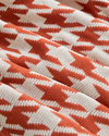 Houndstooth Koltuk Şalı 130x170 cm Turuncu