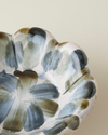 Leina Stoneware Dekoratif 14x14x11 cm Mavi-Beyaz